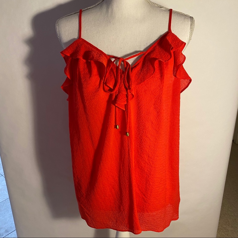 Ella Moss Red Spaghetti Strap Camisole Top